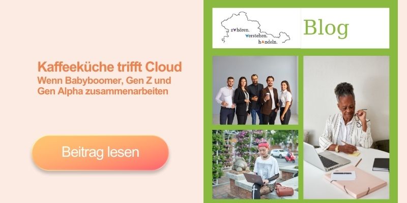 Kaffeeküche trifft Cloud - wenn Babyboomer, Gen Z und Gen Alpha zusammenarbeiten